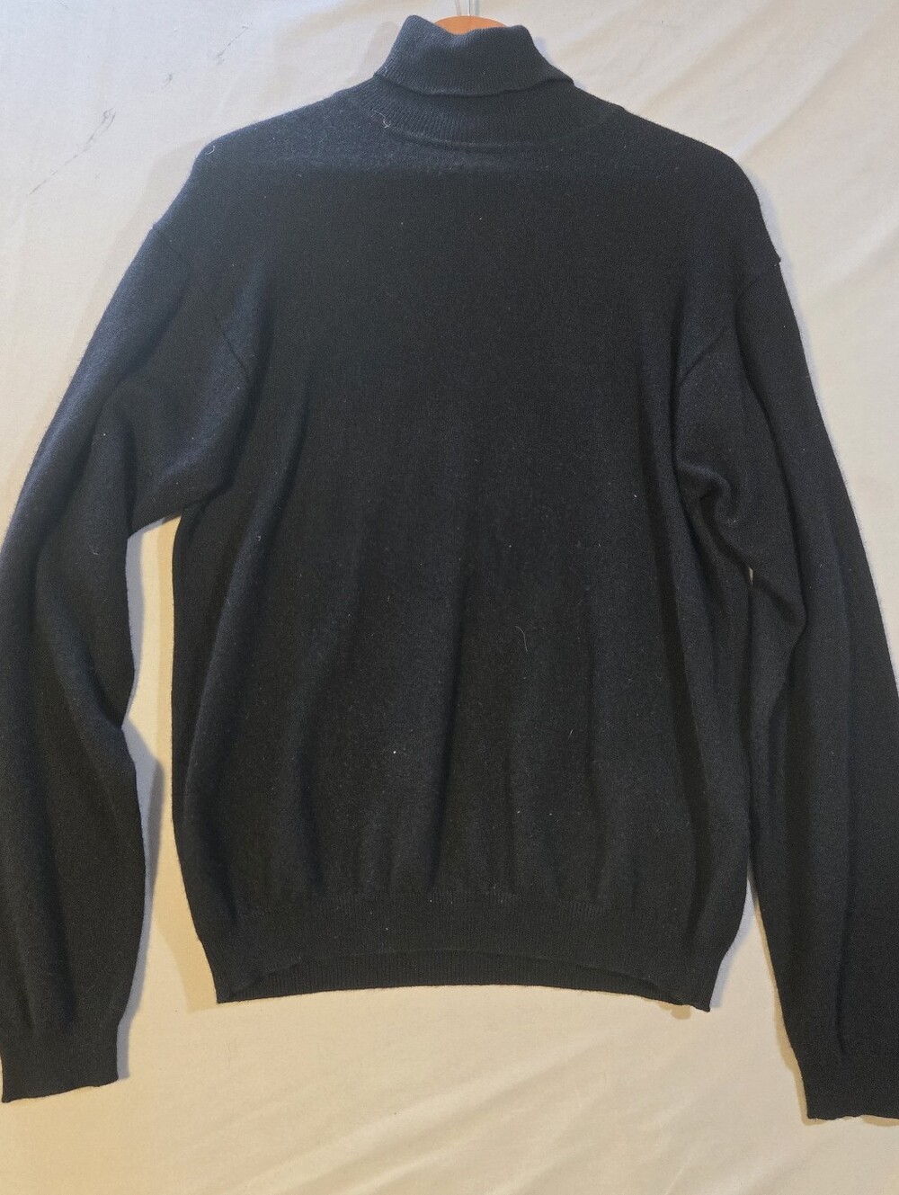 Harry Rosen 100% Pure Cashmere Men's Black Turtleneck Sweater